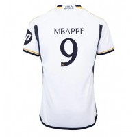 Camiseta Real Madrid Kylian Mbappe #9 Primera Equipación Replica 2023-24 mangas cortas